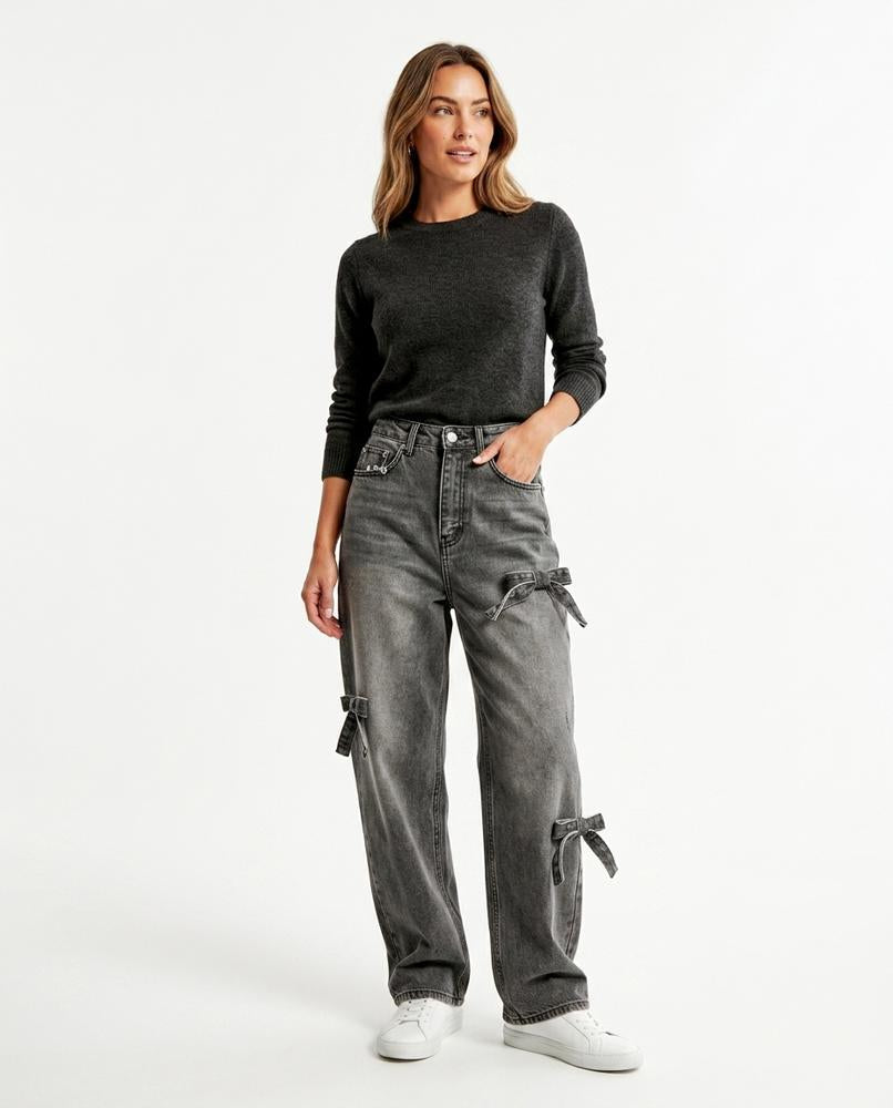 Heidi-Outlet - Elmir | Wide-Leg Bow-Detailed Pants Women