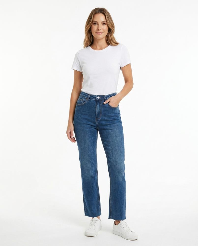 Heidi-Outlet - Eolir | Straight-Leg Mid-Rise Pants Women