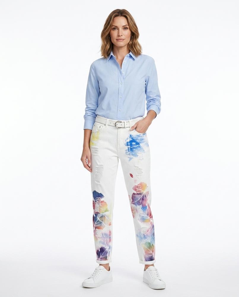 Heidi-Outlet - Duwad | Printed High-Waist Pants Women