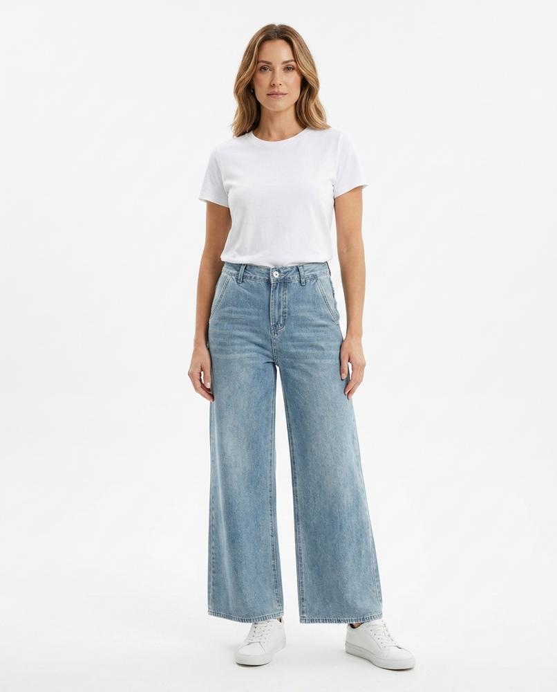 Heidi-Outlet - Tikit | Wide-Leg Mid-Rise Pants Women
