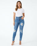 Heidi-Outlet - Rehek | High-Waisted Distressed Pants Women