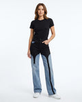 Heidi-Outlet - Kugim | Two-Tone High-Waisted Pants Women