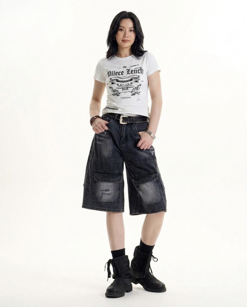 Heidi-Outlet - Nupot | Washed Wide-Leg Pants Unisex