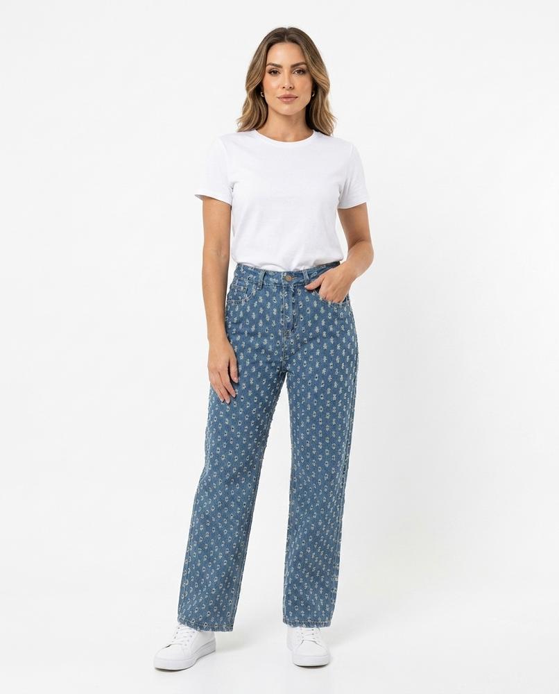 Heidi-Outlet - Mewev | Patterned High-Waist Pants Unisex