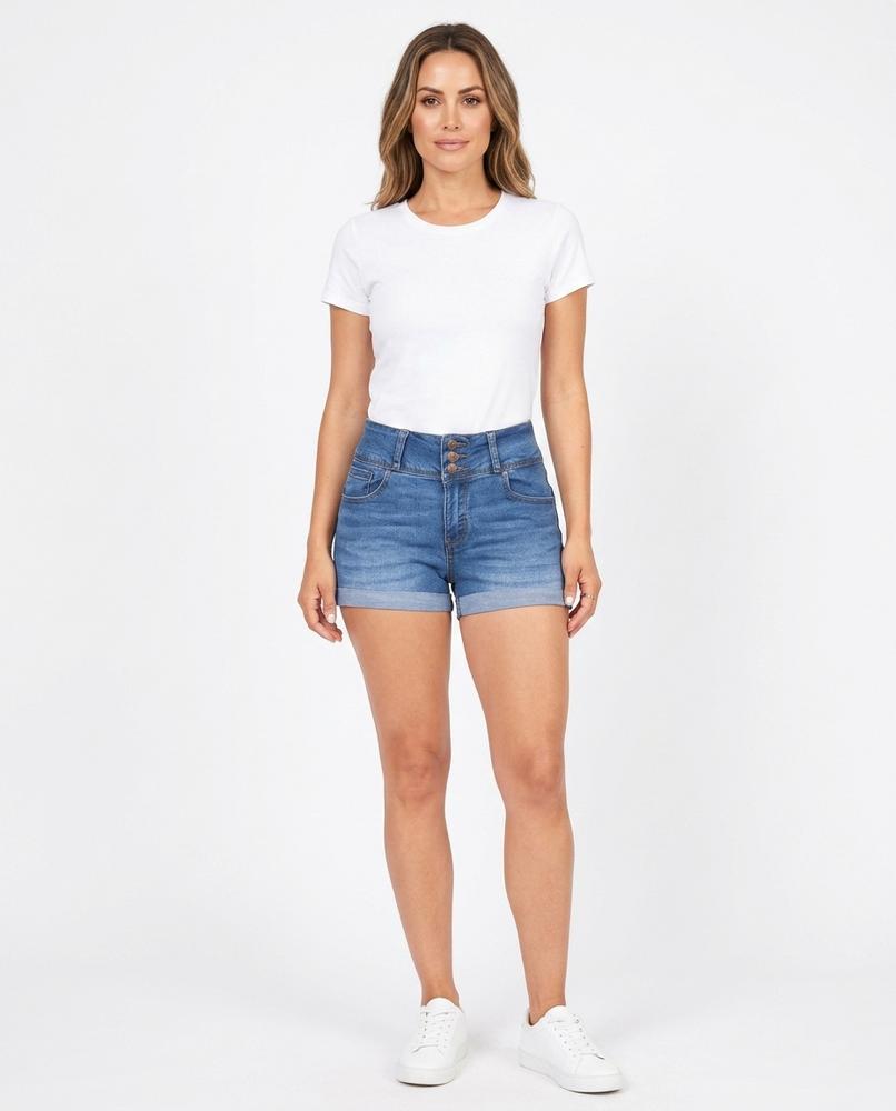 Heidi-Outlet - Vopod | High-Waisted Cuffed Pants Women