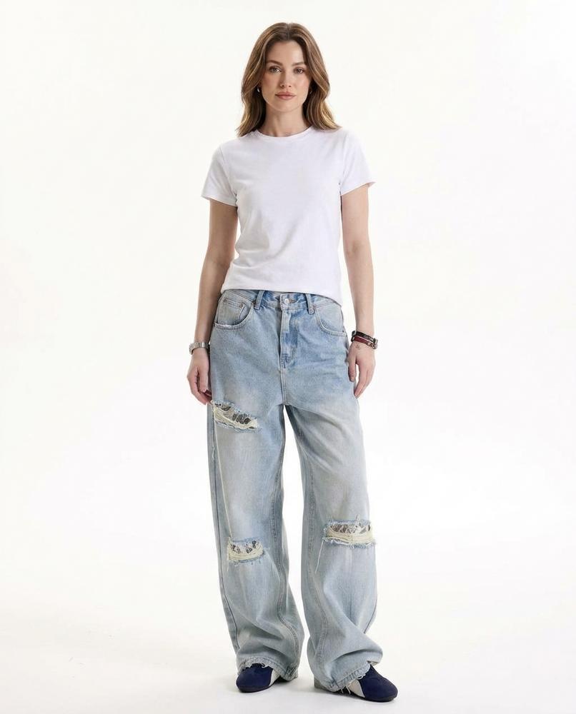 Heidi-Outlet - Earat | Wide-Leg Distressed Pants Unisex