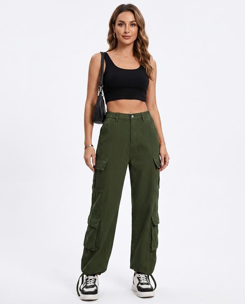 Heidi-Outlet - Elsan | High-Waisted Cargo Pants Women