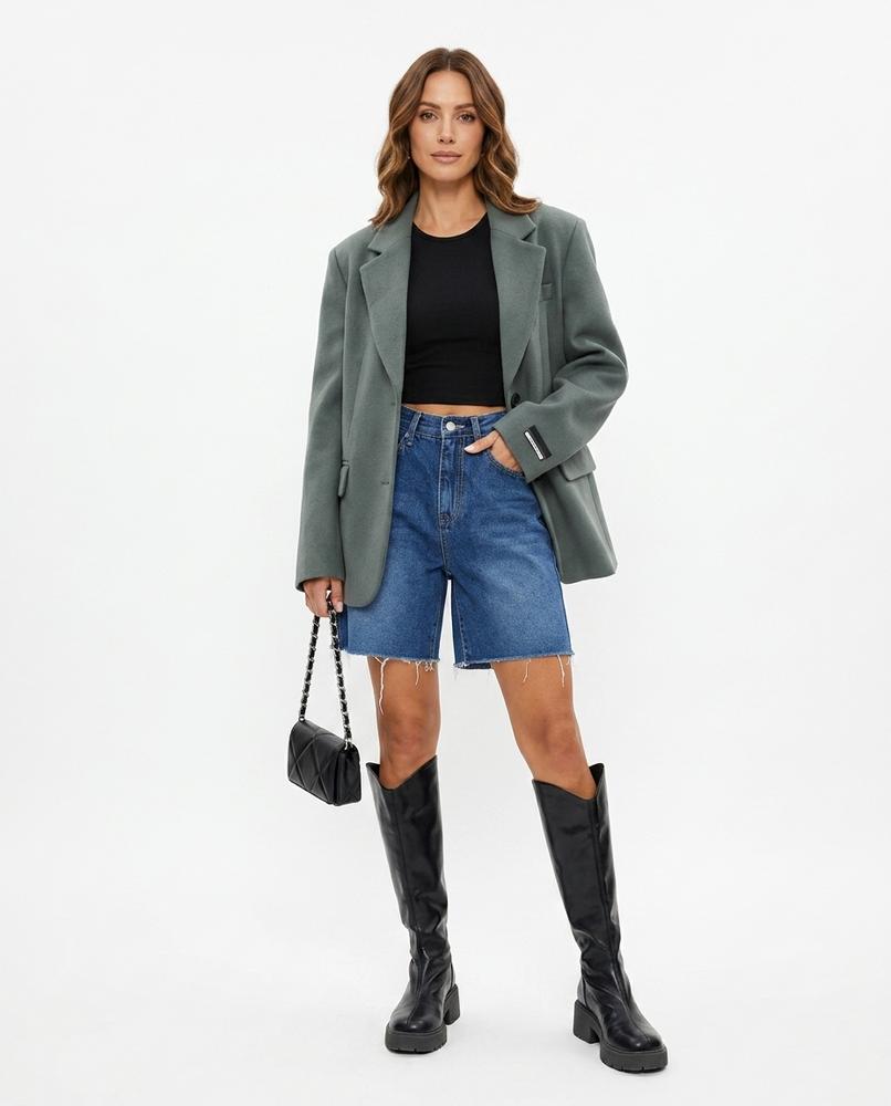 Heidi-Outlet - Dabol | Denim Wide-Leg Pants Women