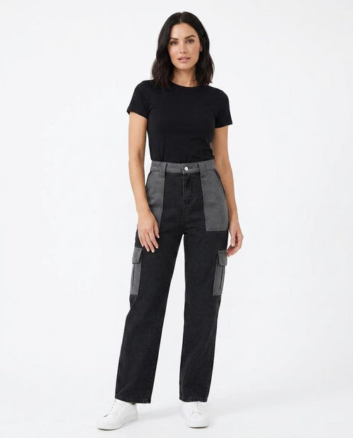 Heidi-Outlet - Cizol | Patchwork Cargo Pants Women