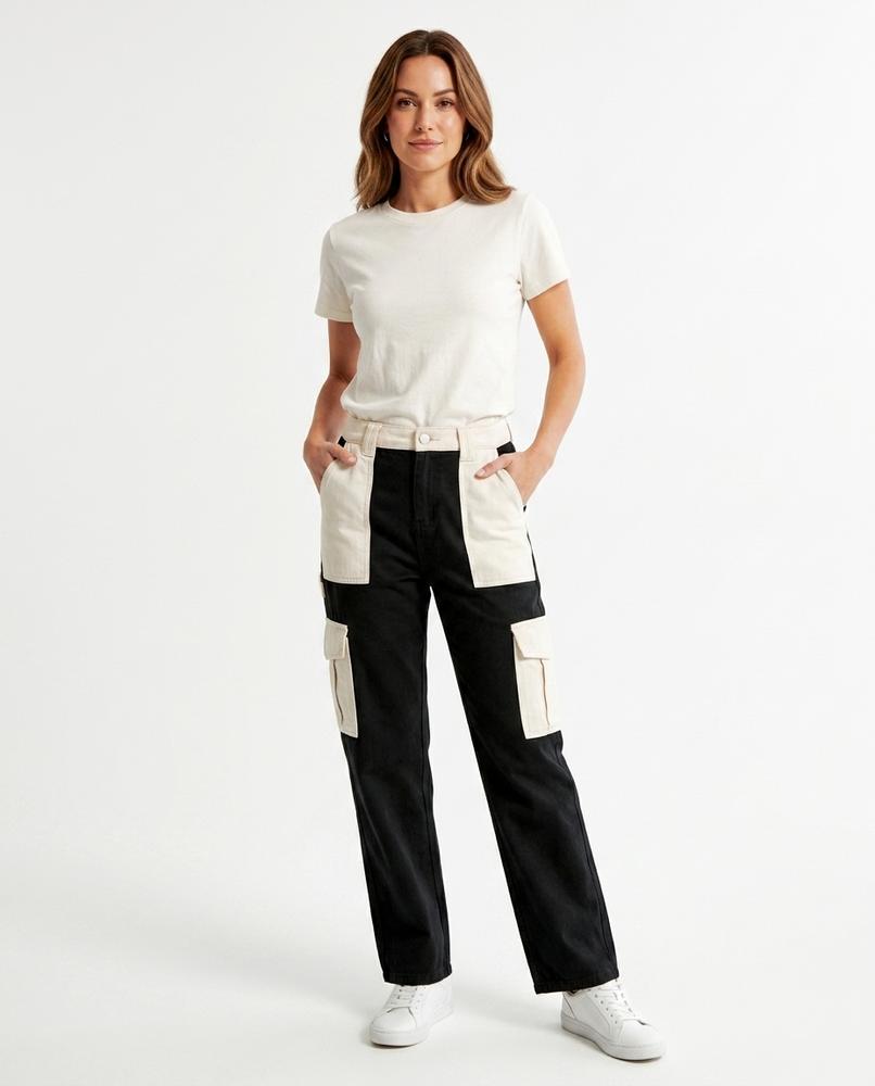 Heidi-Outlet - Cizol | Patchwork Cargo Pants Women