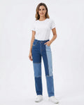 Heidi-Outlet - Kokov | Patchwork Straight-Leg Pants Women