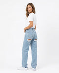 Heidi-Outlet - Eaduv | Ripped Straight-Leg Pants Women