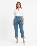 Heidi-Outlet - Divek | High-Waisted Pleated Pants Women
