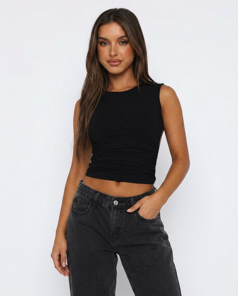 Heidi-Outlet - Vaner | Sleeveless Ruched Top Women
