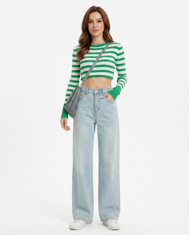 Heidi-Outlet - Vaket | High-Waist Wide-Leg Pants Women