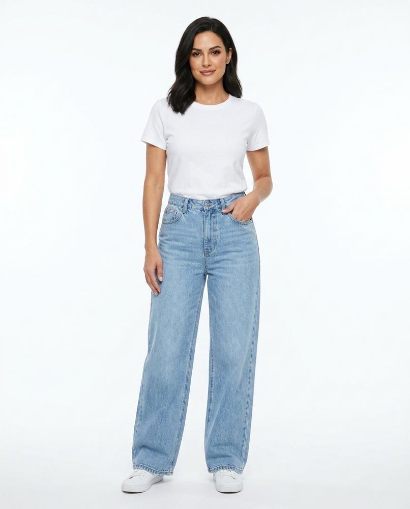 Heidi-Outlet - Mezad | Wide-Leg Straight-Cut Pants Women