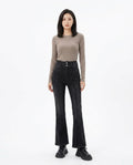 Heidi-Outlet - Rigek | High-Waisted Flared Pants Women