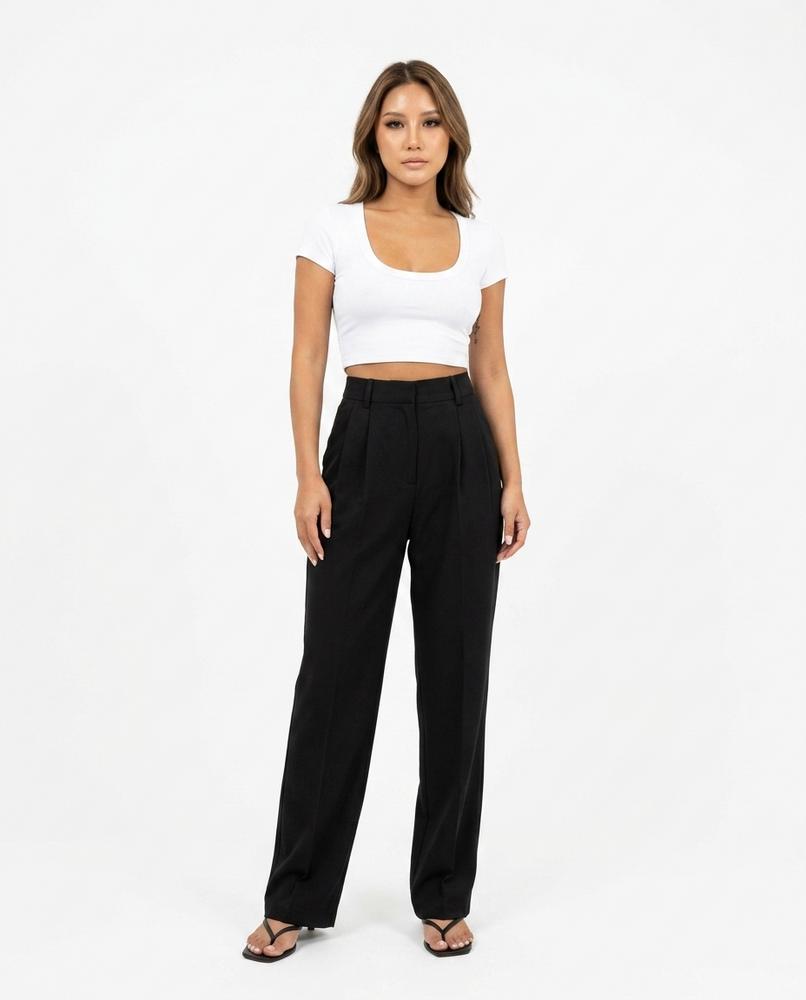 Heidi-Outlet - Zaful | High-Waisted Wide-Leg Pants Women