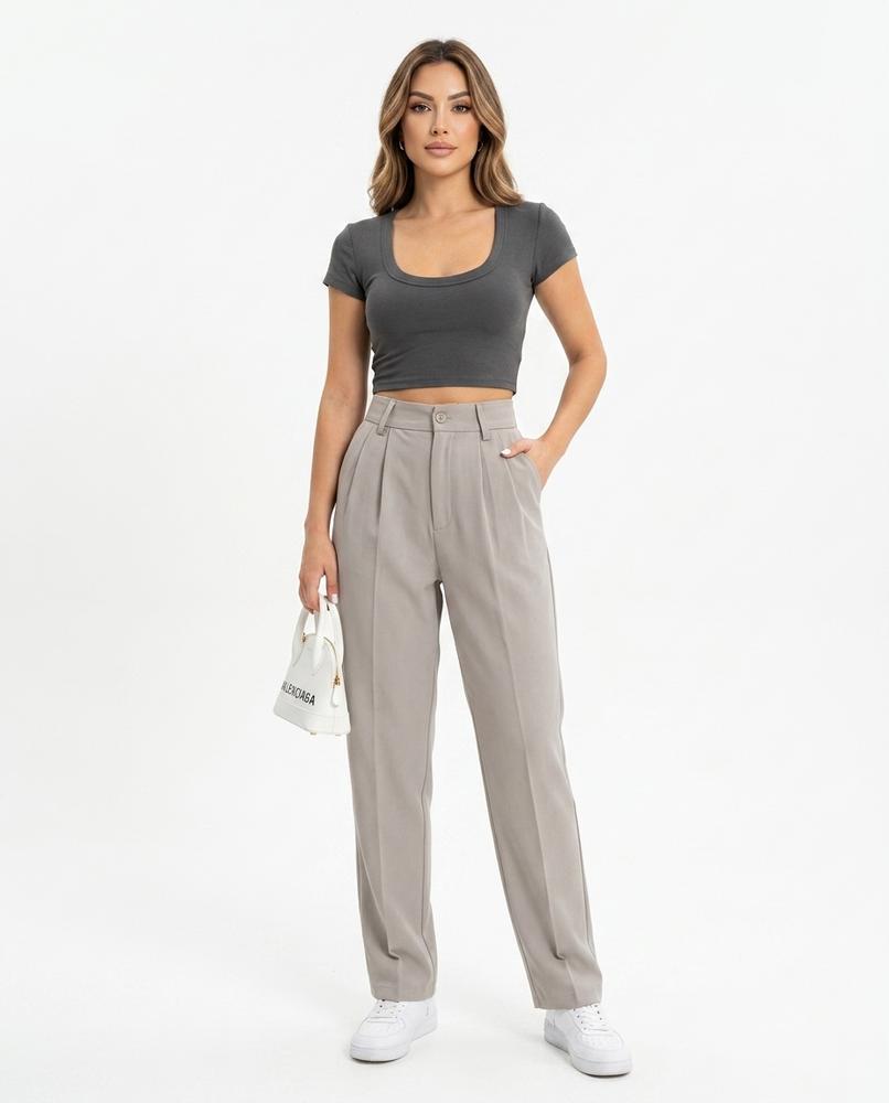 Heidi-Outlet - Zaful | High-Waisted Wide-Leg Pants Women