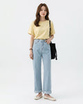 Heidi-Outlet - Tibir | High-Waisted Straight-Leg Pants Women