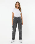 Heidi-Outlet - Momen | Cargo-Style Washed Pants Women