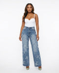 Heidi-Outlet - Cohal | High-Waisted Appliquéd Pants Women