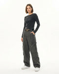 Heidi-Outlet - Vupev | Wide-Leg Washed Pants Unisex