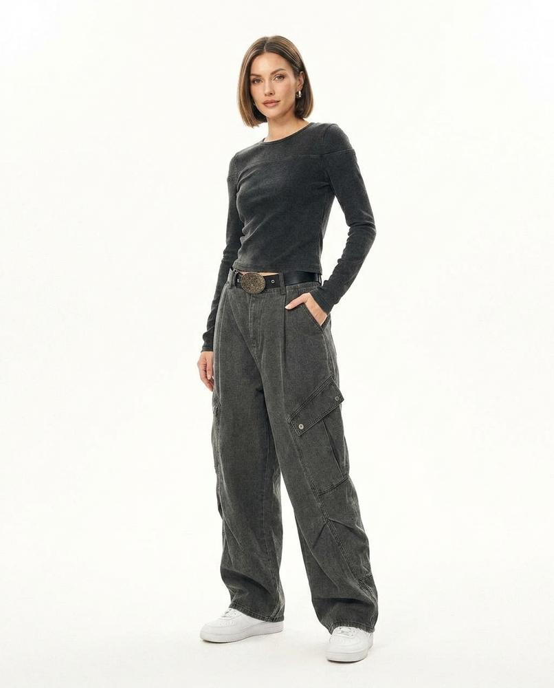 Heidi-Outlet - Vupev | Wide-Leg Washed Pants Unisex