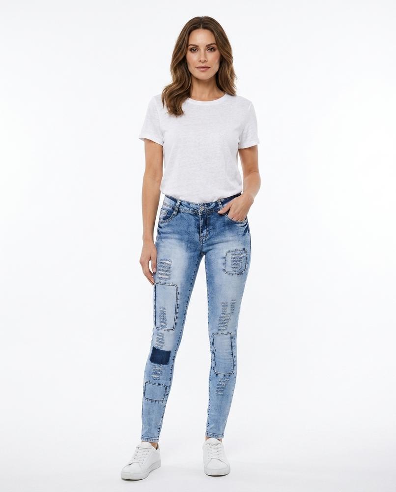 Heidi-Outlet - Sonud | Slim Fit Patched Pants Women