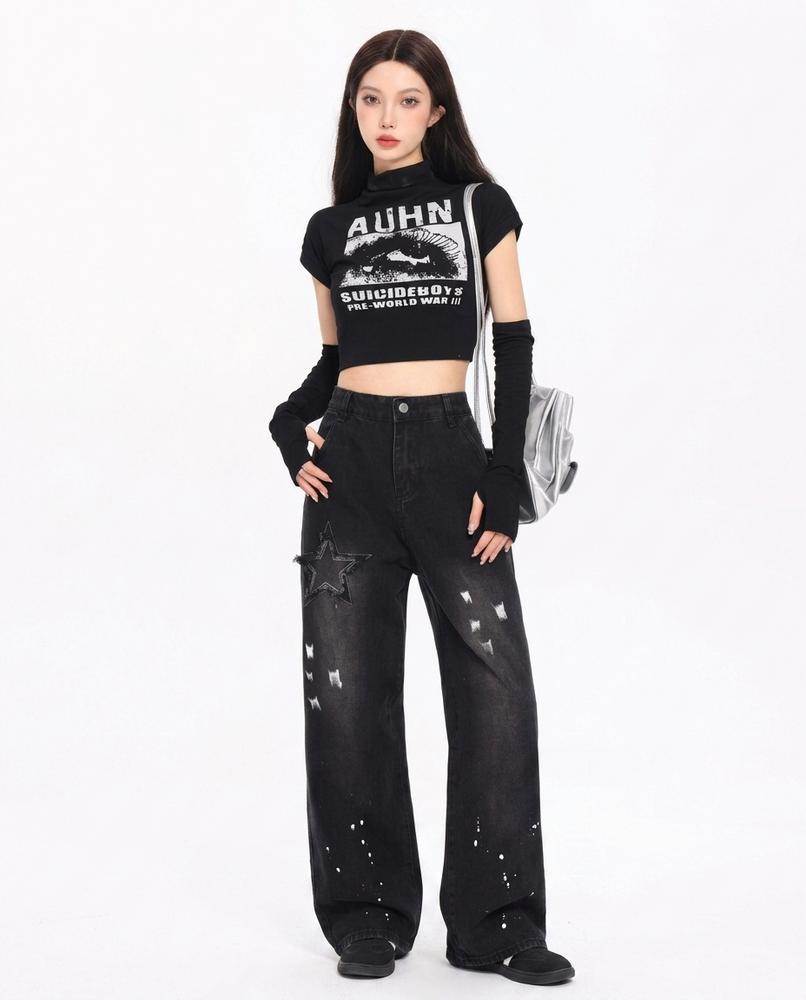 Heidi-Outlet - Vubad | Wide-Leg Distressed Pants Unisex
