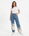 Heidi-Outlet - Remev | Patchwork High-Waisted Pants Women