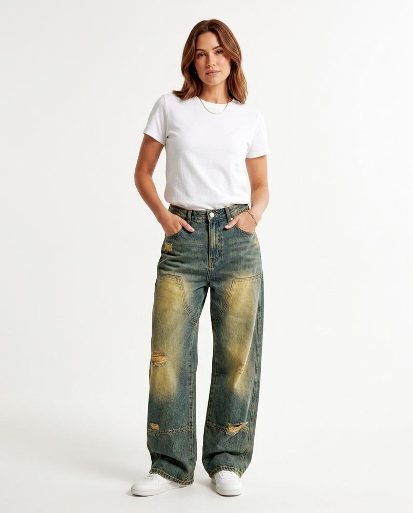 Heidi-Outlet - Duror | Washed Wide-Leg Pants Women