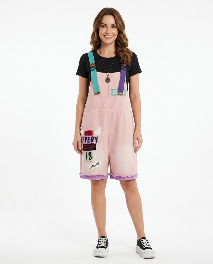 Heidi-Outlet - Vibar | Denim Embroidered Pants Women