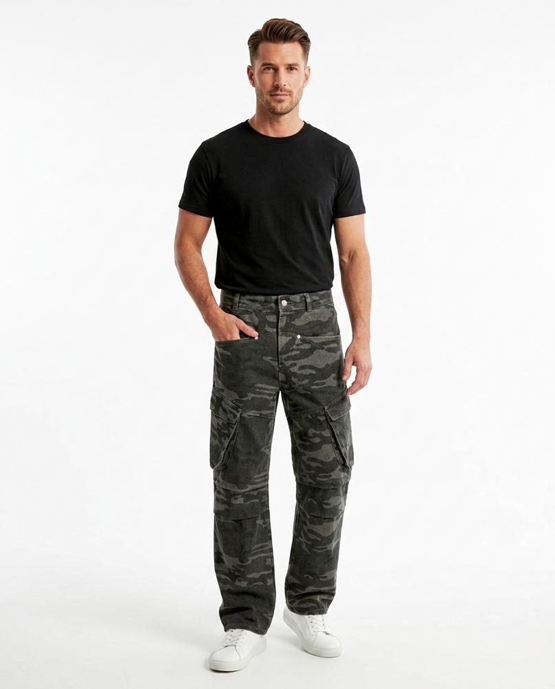 Heidi-Outlet - Rokus | Camouflage Cargo Pants Men