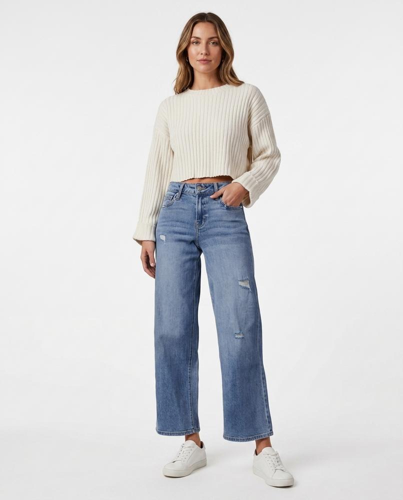 Heidi-Outlet - Digat | High-Waisted Wide-Leg Pants Women