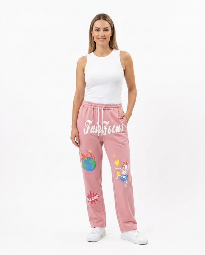 Heidi-Outlet - Lenav | Printed Straight-Leg Pants Unisex