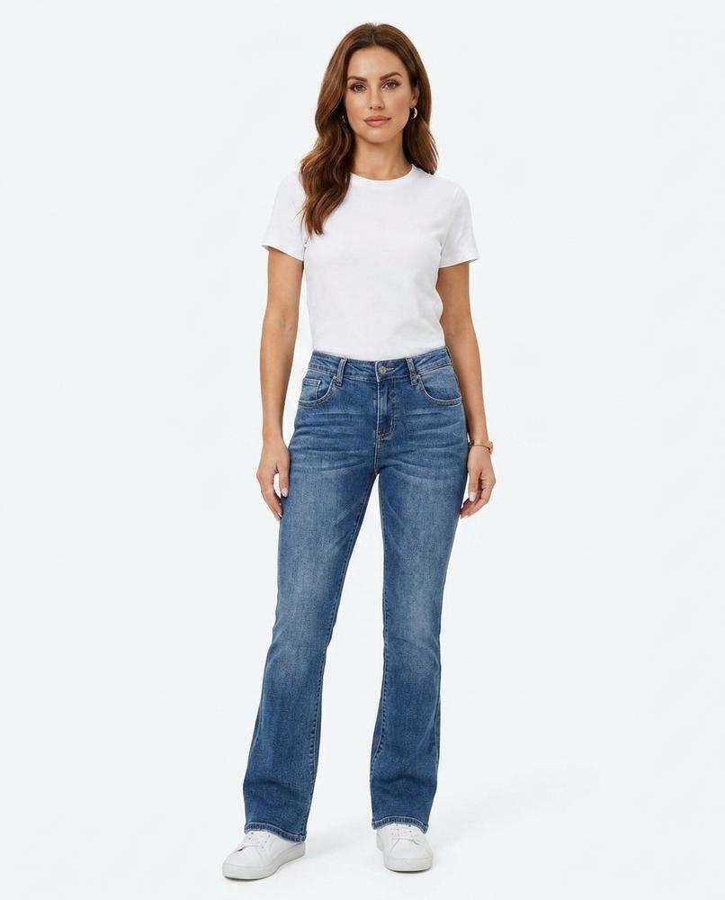Heidi-Outlet - Kevum | Flared Mid-Rise Pants Women