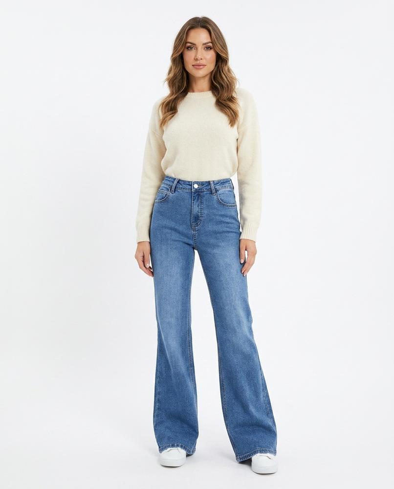 Heidi-Outlet - Yiwal | High-Waisted Flared Pants Women