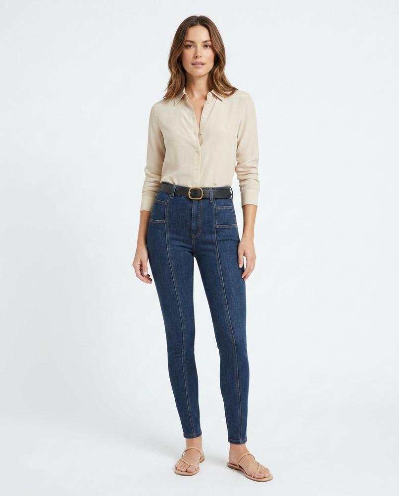 Heidi-Outlet - Casir | High-Waisted Skinny Fit Pants Women