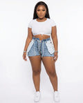 Heidi-Outlet - Kunov | High-Waisted Lace-Up Pants Women