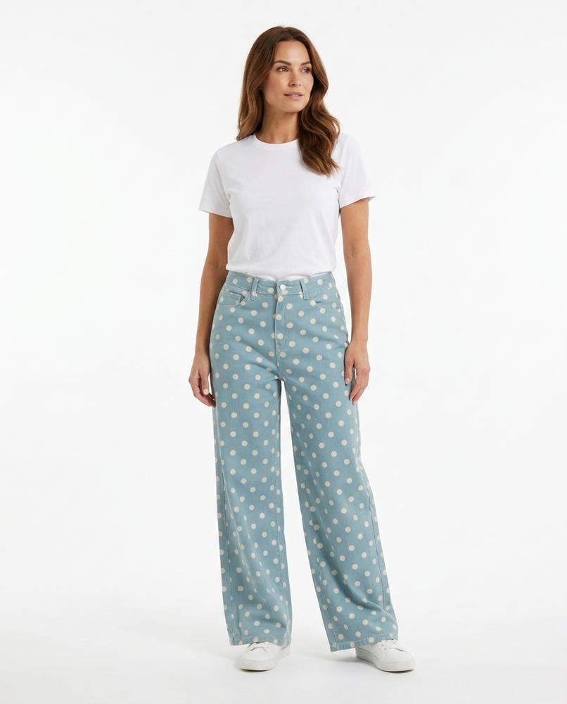 Heidi-Outlet - Vofok | Wide-Leg Polka-Dot Pants Women