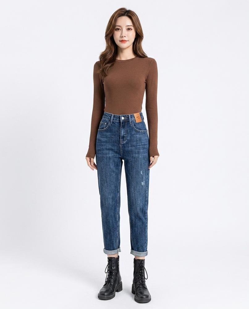 Heidi-Outlet - Damud | High-Waisted Relaxed-Fit Pants Women