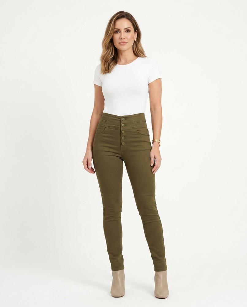 Heidi-Outlet - Cuser | High-Waisted Skinny-Fit Pants Women