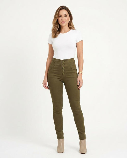 Heidi-Outlet - Cuser | High-Waisted Skinny-Fit Pants Women