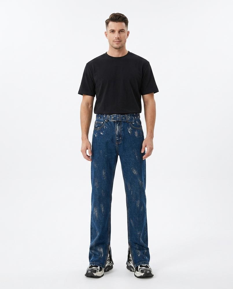Heidi-Outlet - Dimer | Coated Straight-Fit Pants Men