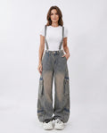 Heidi-Outlet - Tivas | Wide-Leg Suspender Pants Women
