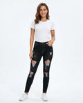 Heidi-Outlet - Aawim | High-Waist Ripped Pants Women