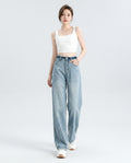 Heidi-Outlet - Lonim | High-Waist Wide-Leg Pants Women