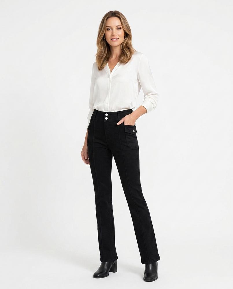 Heidi-Outlet - Dapit | High-Waisted Flared Pants Women
