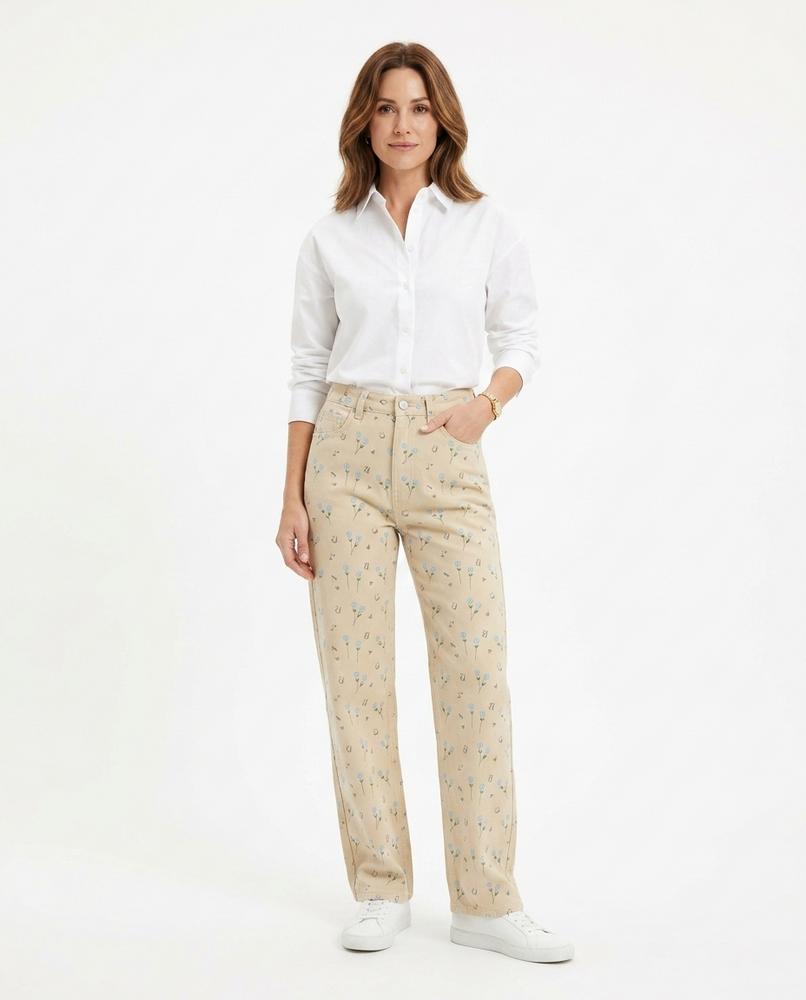 Heidi-Outlet - Sozur | Printed Straight-Leg Pants Women